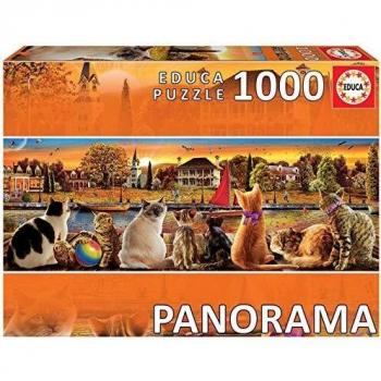 Educa - En el Embarcadero Panorama Puzzle, 1000 Piezas, multicolor