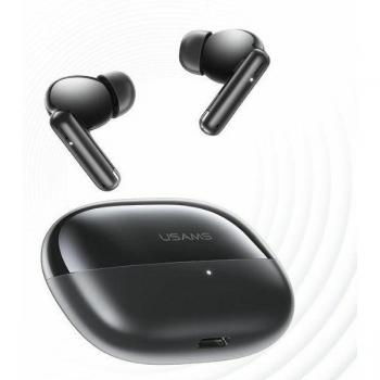 Auriculares In-Ear Usams Bluetooth 5.3 IF27 TWS Inalámbricos Negros con 20h de Autonomía