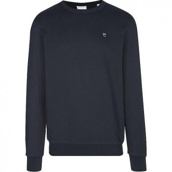 Knowledge Cotton Apparel Erik Basic Sweatshirt - Blue - XXL