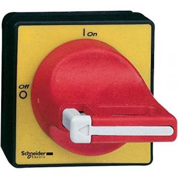 Schneider Electric KCF2PZ Tesys Vario, Mando Giratorio Frontal Kcf Para V3, V4 - Maneta Roja - 3 Candados