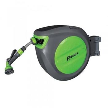 Enrollador automático de manguera Ribimex Acquaroll+ 20m con diámetro de 15mm