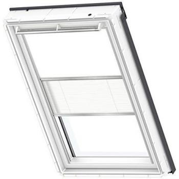 VELUX Cortinas de oscurecimiento DÚO M08 / 308/2, Blanco con guía Lateral Gris