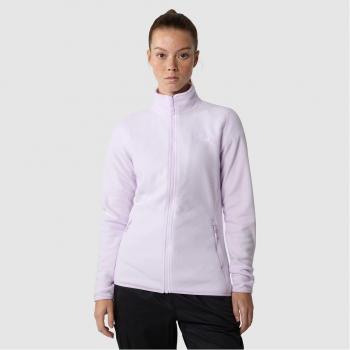 Forro polar de mujer The North Face 100 Glacier Full Zip - Lila