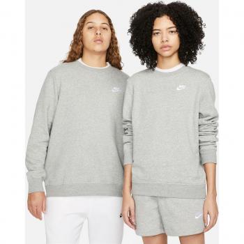 Nike Sportswear Club Fleece Women's Crew Neck Sweatshirt Grey XL