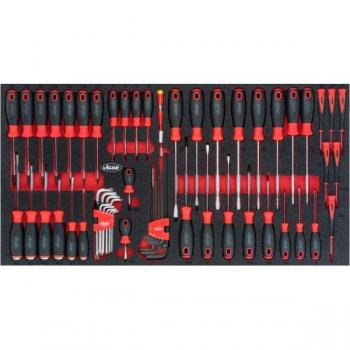 VIGOR V5170 Juego de destornilladores para serie XL - Incluye perfiles de hexágono exterior, perfil T, hexágono interior, Phillips (PH) y Pozidriv (PZ), además de ranura;