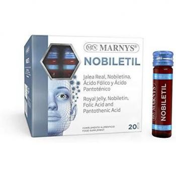 MARNYS Nobiletil Desarrollo Mental con Vitamina B5, B9, Jalea Real, Nobiletina 20 Viales