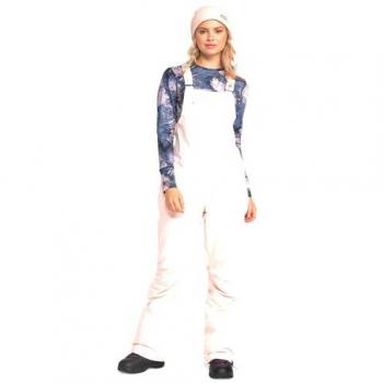 Roxy Mono Rideout Bib Pt Rosa, mono de esquí, características: tejido impermeable y transpirable, aislamiento térmico, tirantes ajustables, múltiples bolsillos, diseño multicolor