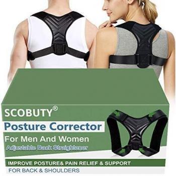 Corregir Postura Espalda,Corector Postural,Posture Corrector for Women Men,Corrector de postura ajustable de respaldo, mejora el alivio de la postura Dolor de espalda