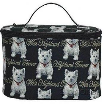 Signare Tapiz Neceser Mujer Organizador de Maquillaje Bolsa de Maquillaje Neceser Maquillaje con diseño de Animales y Mascotas