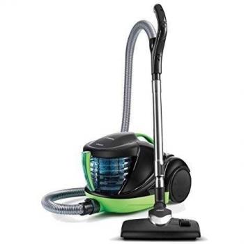 Polti Forzaspira Lecologico Allergy Turbo, 1700 W, 1 Liter, 80 Decibelios, Aluminio, plástico, Negro y Verde