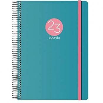 DOHE Agenda Anual 2023- Organizador Semanal - Cada Día Una Página - Tamaño Mediano 15 x 21 cm - Modelo