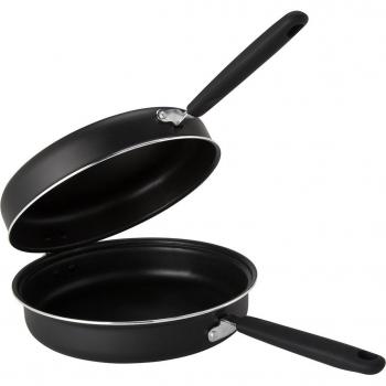 Sartén doble antiadherente para tortillas con mango ergonómico - El Corte Inglés