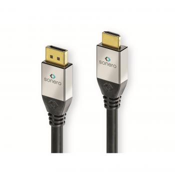 Cable DisplayPort a HDMI Premium 1 m, 4K@30Hz, Negro