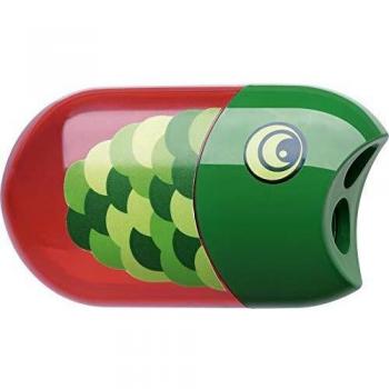 Afilalápices Doble con Goma Faber-Castell Animales Pez