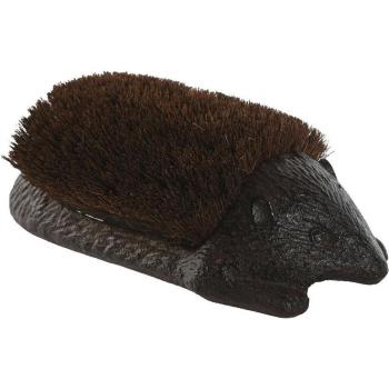 Felpudo Home ESPRIT Erizo de Hierro Marrón Oscuro 28 x 12,5 x 9,5 cm