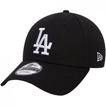 New Era League Essential 9FORTY Los Angeles Dodgers Black Adjustable Cap