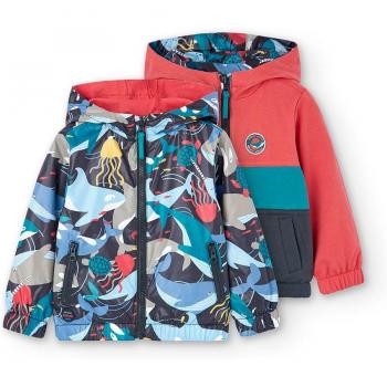 Parka reversible de bebé niño