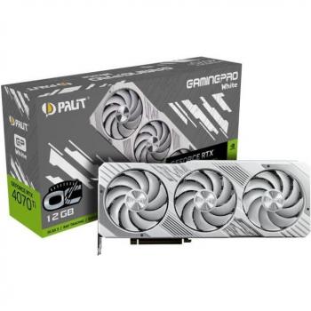 Palit GeForce RTX 4070 Ti GamingPro OC White Edition 12GB GDDR6X DLSS3 Graphics Card