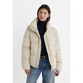 Vanilla High Collar Puffer Jacket M