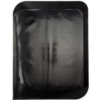 Mata de escritorio LEITZ Plus 50x65 cm negra con cubierta transparente