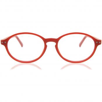 Round Full Rim Carbon Fiber Kids' Prescription Glasses - Orange - Size 45 - Blue Light Block Available - SmartBuy Kids