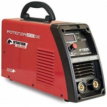 STAYER 2.316 - INVERTER MMA Soldadura por Electrodo POTENZA 60% 200A 5mm 6kg KVA6 POTENZA 200 GEK