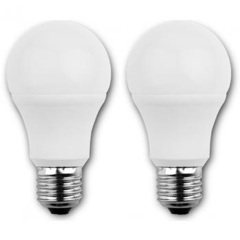 Lámpara LED A60 E27 10W 1055 lm 2700K Doble Paquete