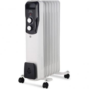 Radiador de Aceite Ufesa Antares 1500, 7 Elementos, 1500W, Blanco con Ruedas