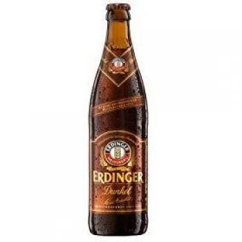Cerveza Erdinger Weizen Dunkel 0,5L - Cerveza de Trigo Oscura con Levadura
