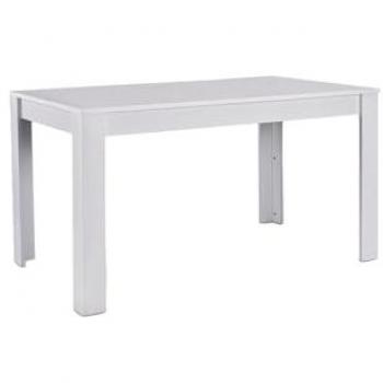 Mesa de Comedor o Cocina Rustic Miramy 140cm Blanca