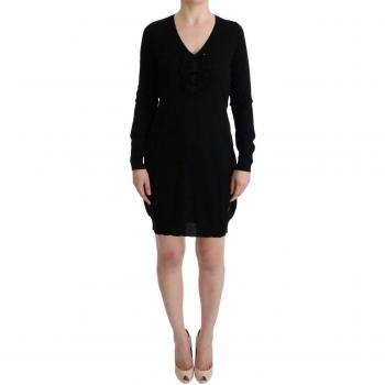 MARGHI LO' Wool Long Sleeve Shift Dress - IT44|L