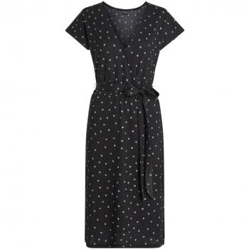 Protest PRTBORARAS Women's Stretch Wrap Dress in True Black, Size S