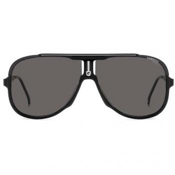 Carrera Men's Black Grey Polarized Aviator Sunglasses - 64mm Size