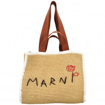 Marni Beige Synthetic One Size Women's Shoulder Bag