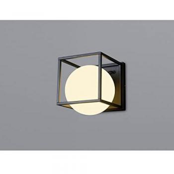 Aplique de Pared LED Desigual Mantra 1 Luz E27 20cm Negro Mate