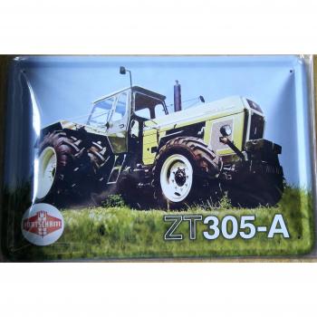 DDR Traktor ZT 305A Cartel de Chapa Placa metal curvo Nuevo 20x30cm VS4462-1