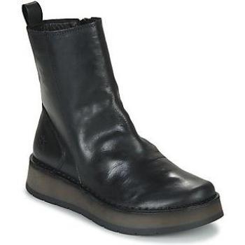 Fly London Women's Reno Black Leather Ankle Boots