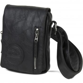 Rip Curl Lezard Pouch Bolso Bandolera, color Negro, 21 cm