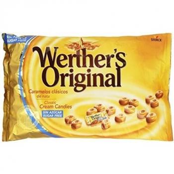 Werther's Original - Caramelos clásicos de nata - Sin azúcar - 1000 g