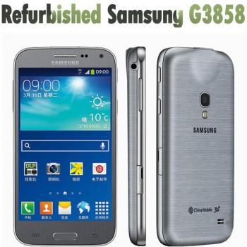 Teléfono Móvil Refurbished Samsung Galaxy Beam2 G3858 95% Nuevo Set Simple Plata