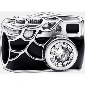 Charm Marvel x Pandora de plata y esmalte multicolor - Spider-Man Camera Action