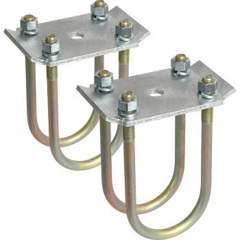 C.E. Smith 23003 Axel Tie Plate Kit for 3 Inch Round Axle