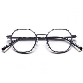 Etnia Barcelona Amarillo BKWH Men's Eyeglasses Black Size 47 - Frame Only, Blue Light Block Available