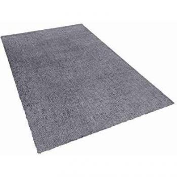 Alfombra de Pelo Largo Gris Claro 80 x 150 cm Rectangular Moderna Demre