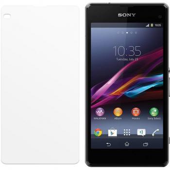 Panzer Glass PG1102 - Protector de pantalla de cristal resistente a rasguños y líquidos compatible con Sony Xperia Z1 Compact
