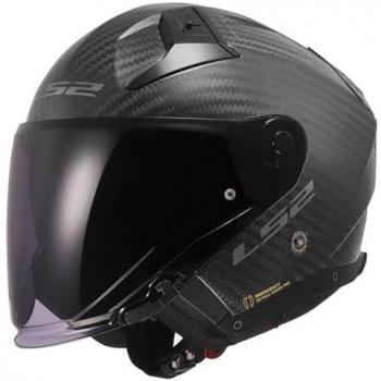 Casco Moto Jet LS2 OF603 Infinity II Carbon S Mate