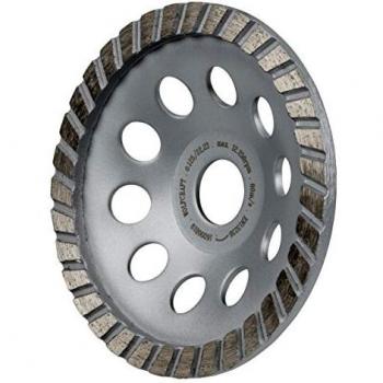 Wolfcraft 8382000 disco de vaso diamantada Standard para amoladoras angulares PACK 1, 0 W, 0 V, gris, 125 x 22.2 mm