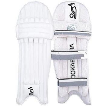 Kookaburra 2019 Ghost 2.0 - Almohadillas para bateo de críquet, Color Blanco y Gris, Color Blanco, tamaño Left Hand Adult