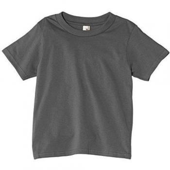 Anvil - Camiseta regular fit con cuello redondo de manga corta para niño, talla 10 años