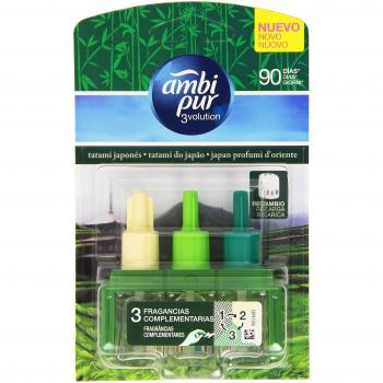 AmbiPur - Recambio de Fragancia Tatami Japonés para Ambientador Eléctrico 3Volution, Volumen 21 ml